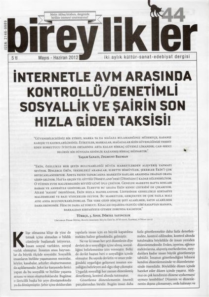 Read more about the article BİREYLİKLER