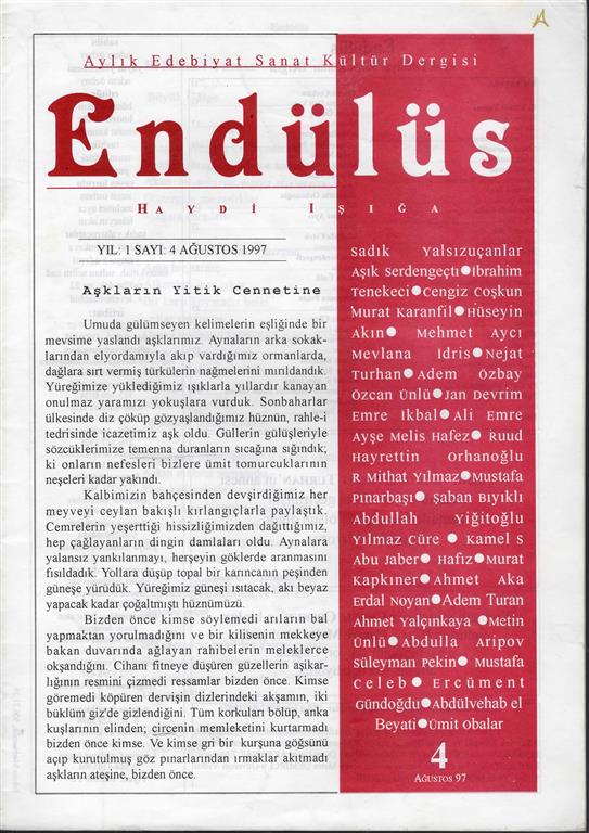 You are currently viewing ENDÜLÜS