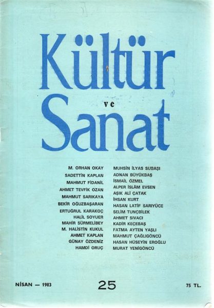 Read more about the article KÜLTÜR VE SANAT