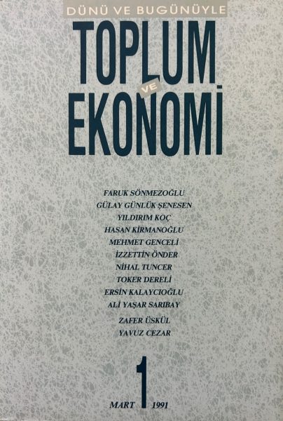 Read more about the article TOPLUM VE EKONOMİ