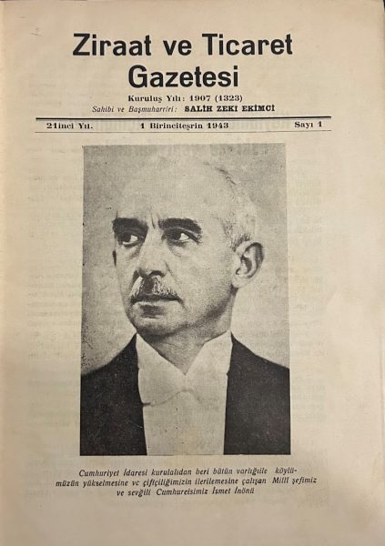 Read more about the article ZİRAAT VE TİCARET GAZETESİ